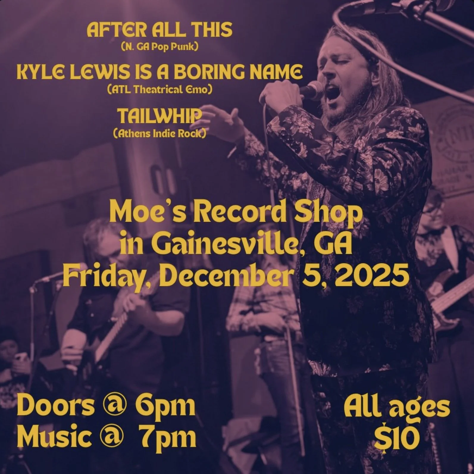 Kyle Lewis is a Boring Name, After All This, &amp; Tailwhip LIVE at Moe’s