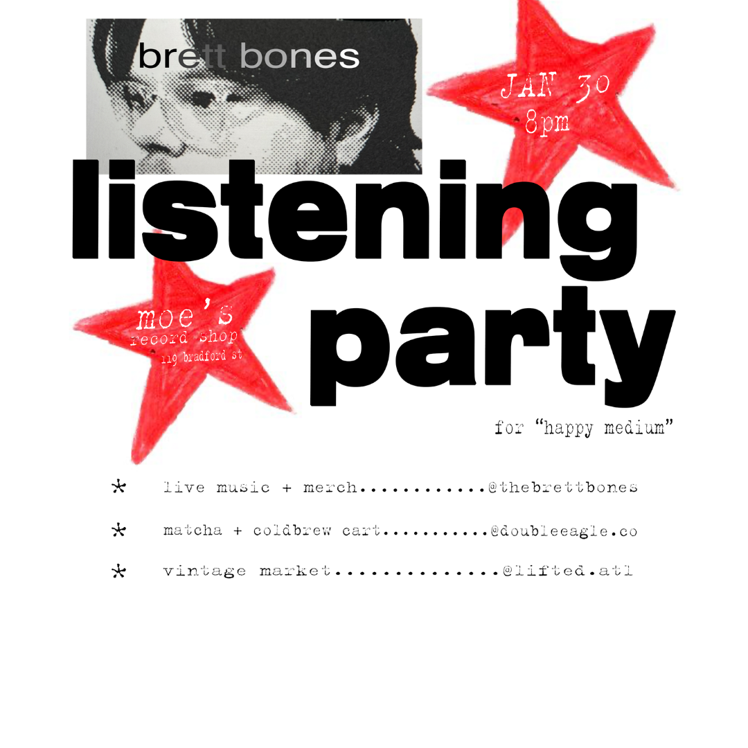 Brett Bones Listening Party &amp; Market Night