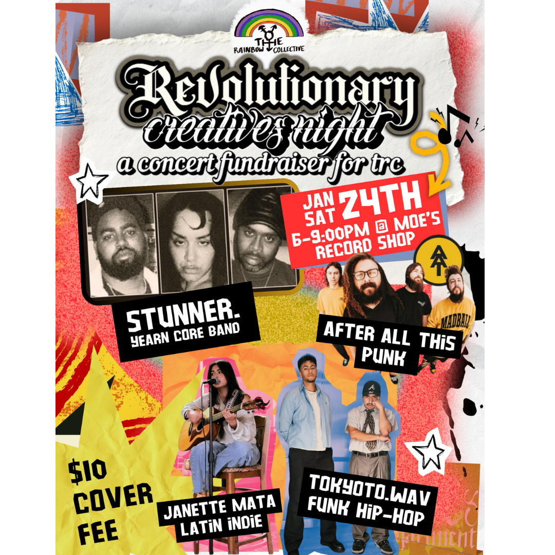 LIVE at Moe's, Revolutionary Creatives - a Concert Fundraiser