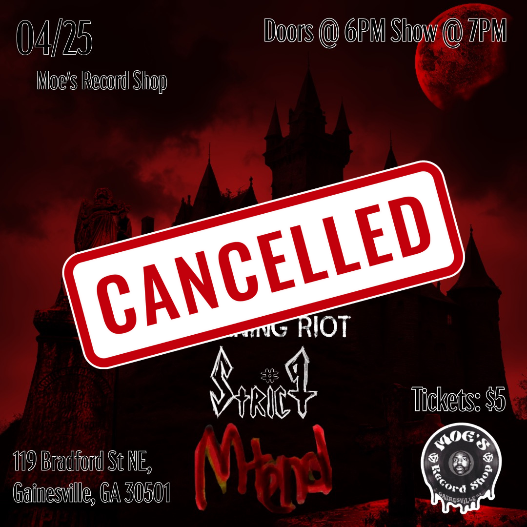 Nocturnae, Running Riot, Strict9, &amp; Mt End LIVE at Moe’s