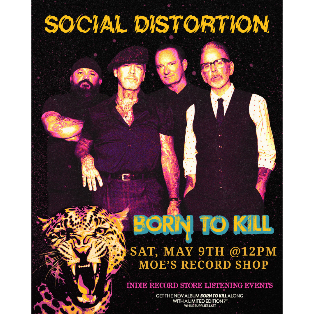 Social Distortion Listening Party at Moe's Record Shop