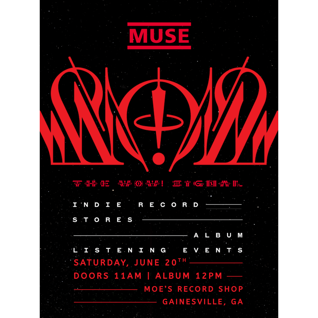 Muse early listening party at Moe's Record Shop