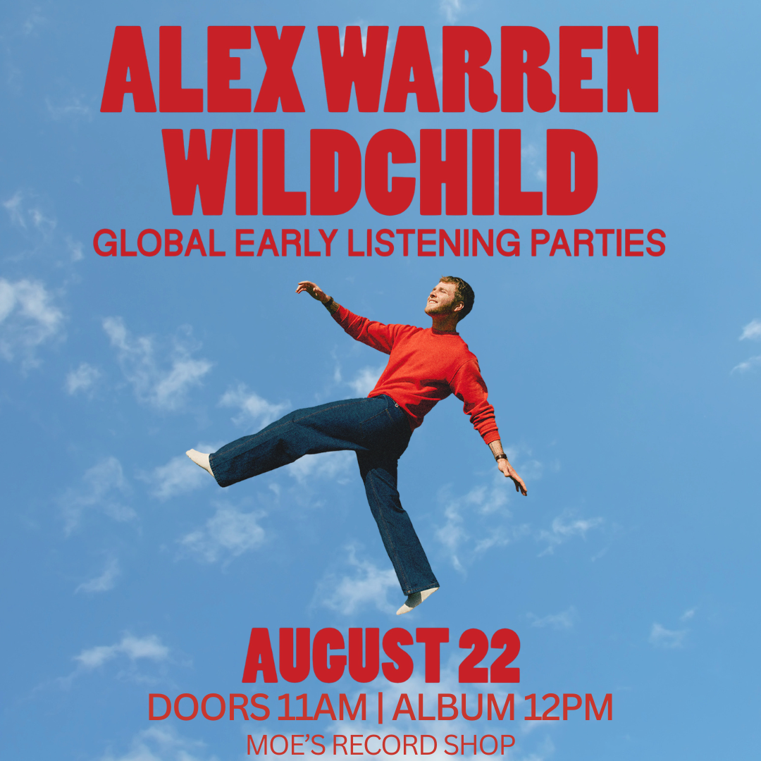 Alex Warren "Wildchild" Early Listening Party at Moe's Record Shop