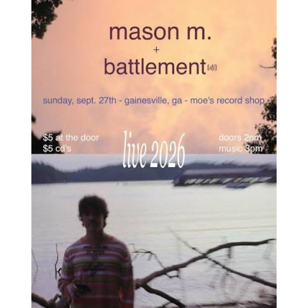 Mason M. and Battlement live at Moe's Record Shop