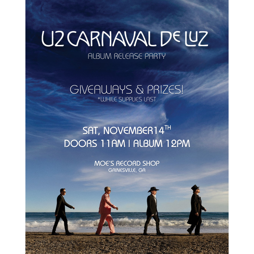 U2 'Carnaval De Luz' Release Party at Moe's Record Shop