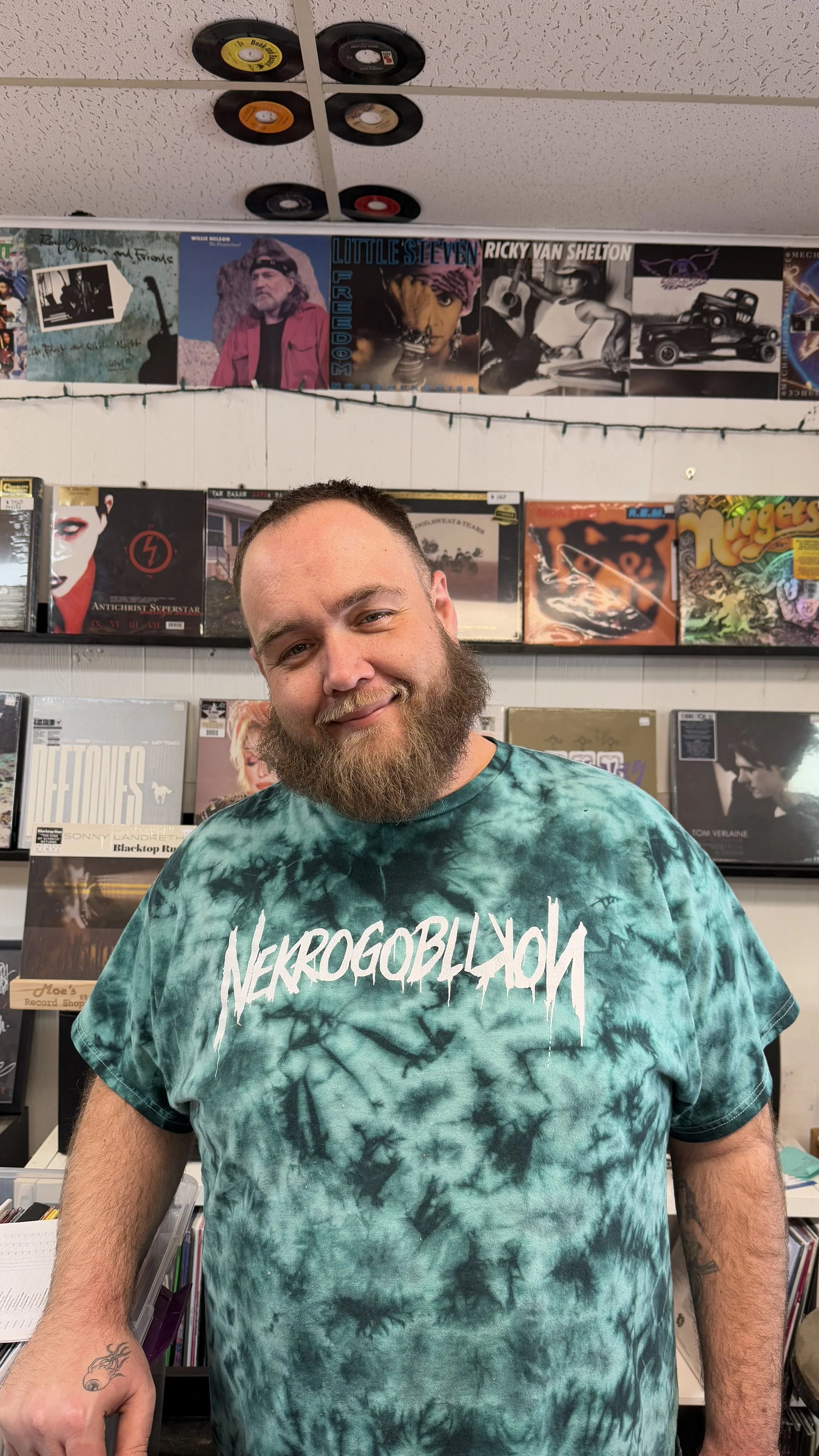 Alan Wine of Moe's Record Shop