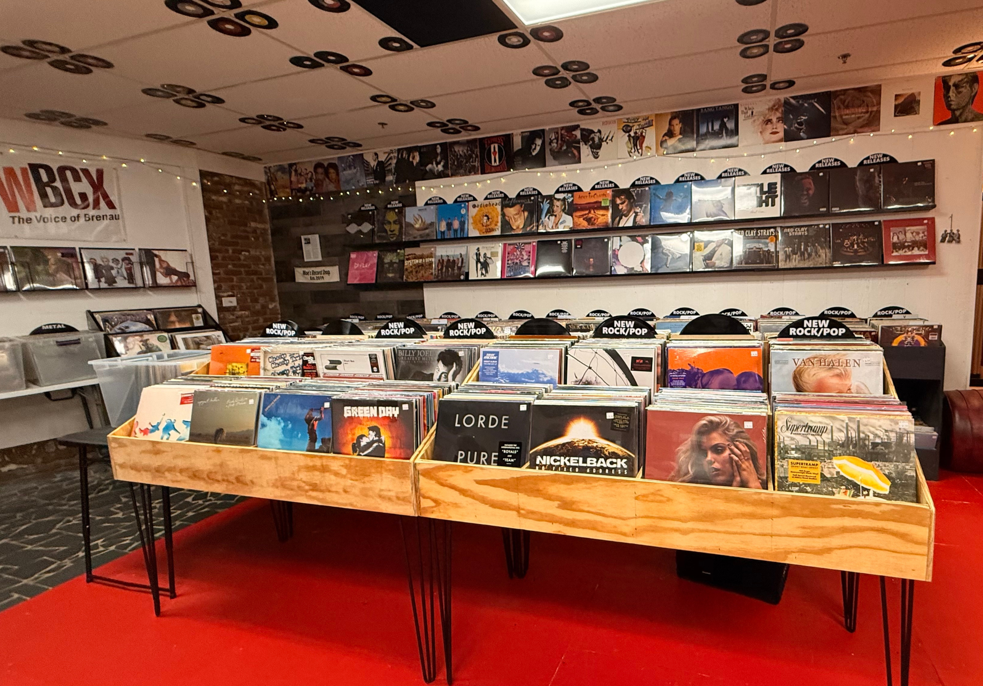 Moe's Record Shop in Gainesville, Georgia