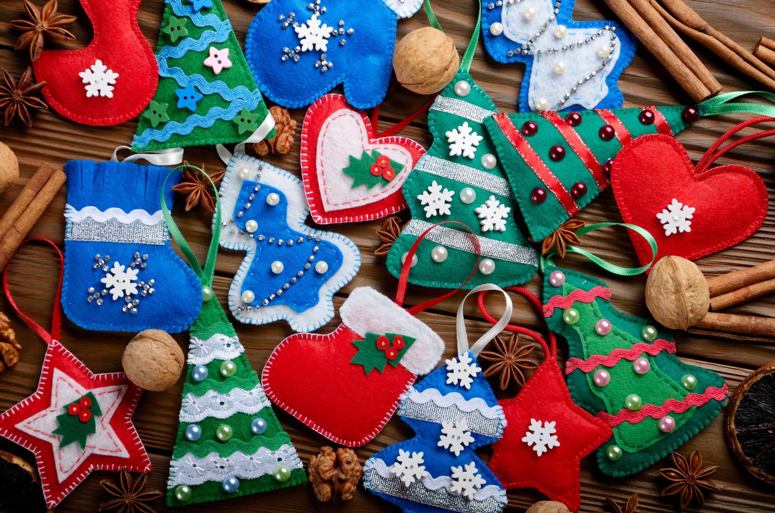 Holiday Felt Ornaments: Hand-sewing Workshop