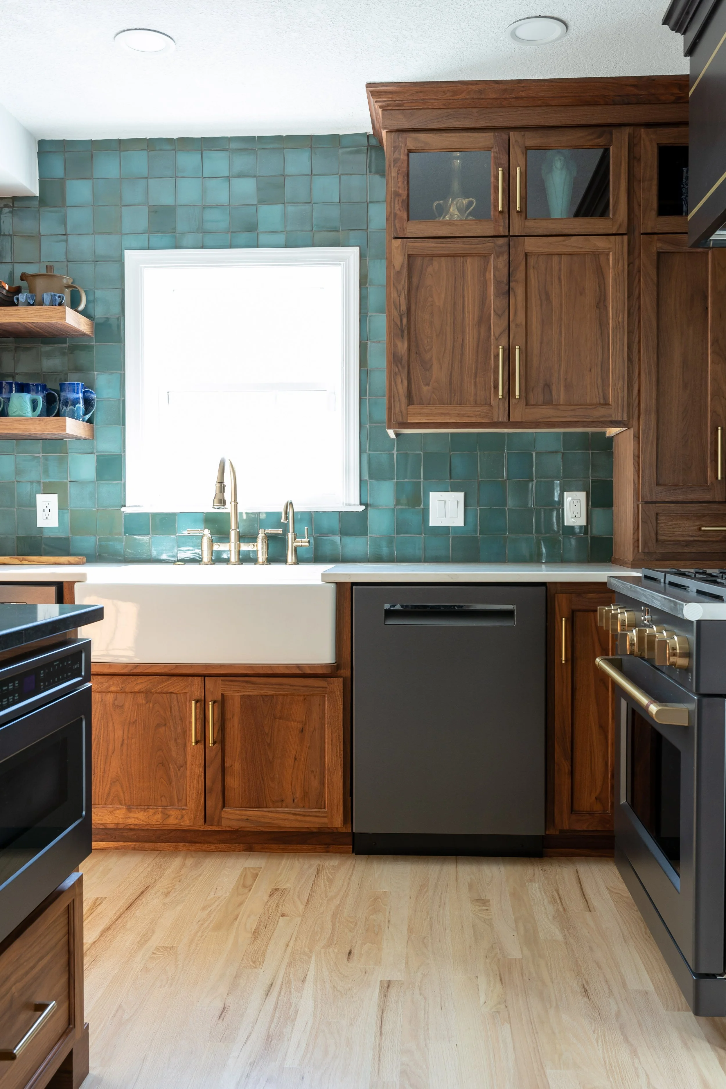 Transitional Kitchen With Eclectic Decorative Accents Kitchen Remodel by Counter Craft LLC project photo 6