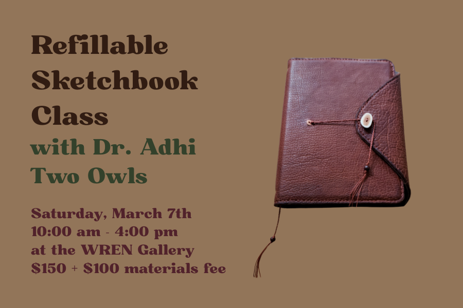 Refillable Sketchbook Class with Dr. Adhi Two Owls