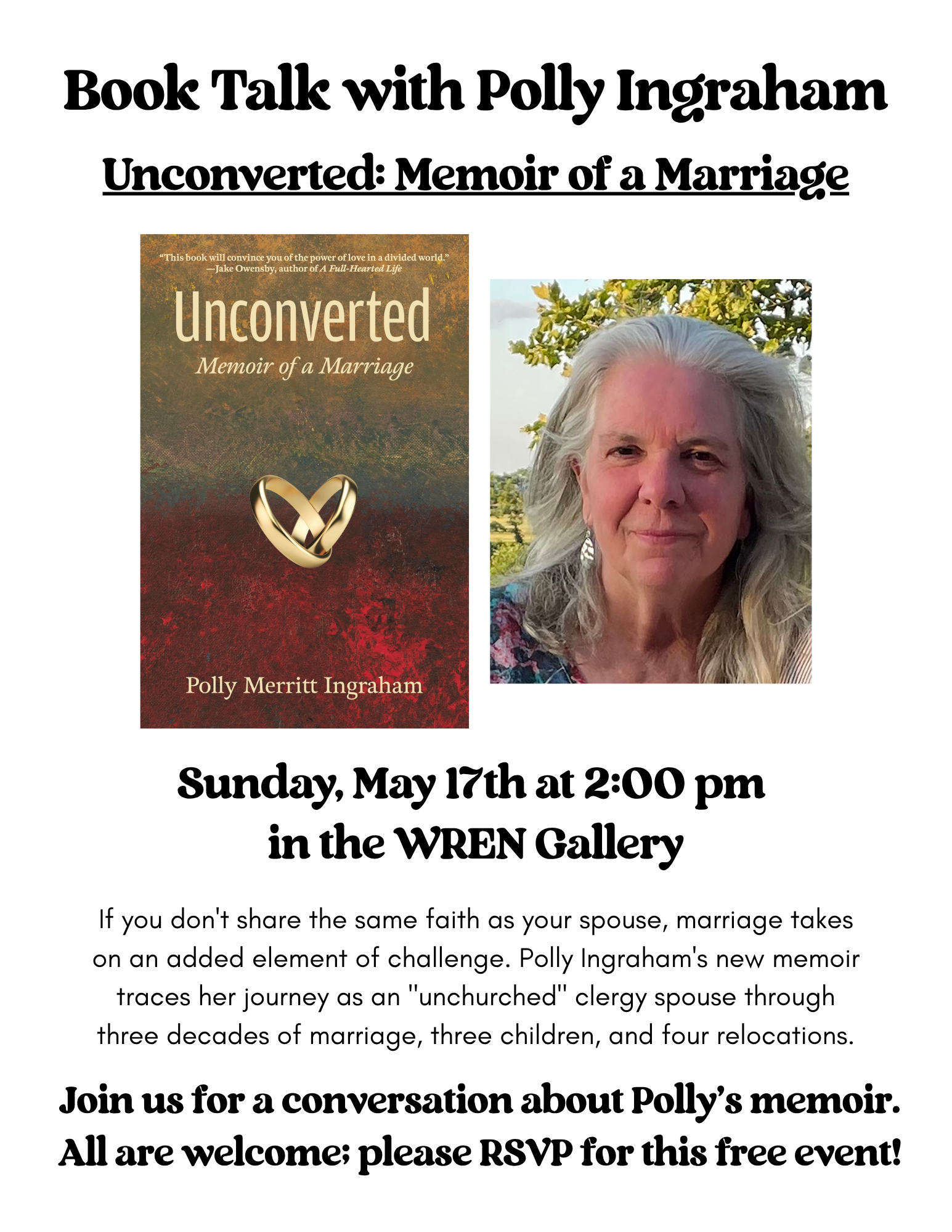 Book talk with Polly Ingraham