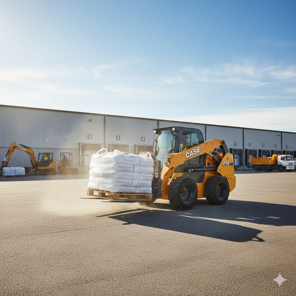 5 trucos para mejorar la eficiencia al usar un porta pallets en un minicargador