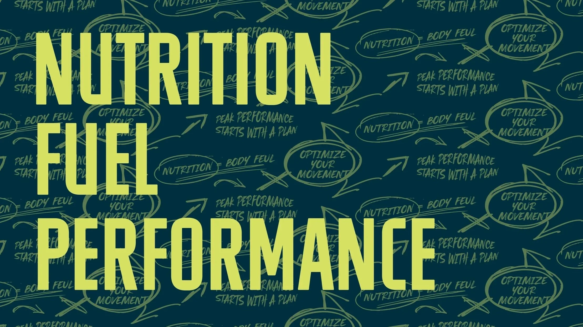 Rise Nutrition brand messaging slide featuring bold typography and hand-drawn nutrition strategy notes designed by Signature Narratives