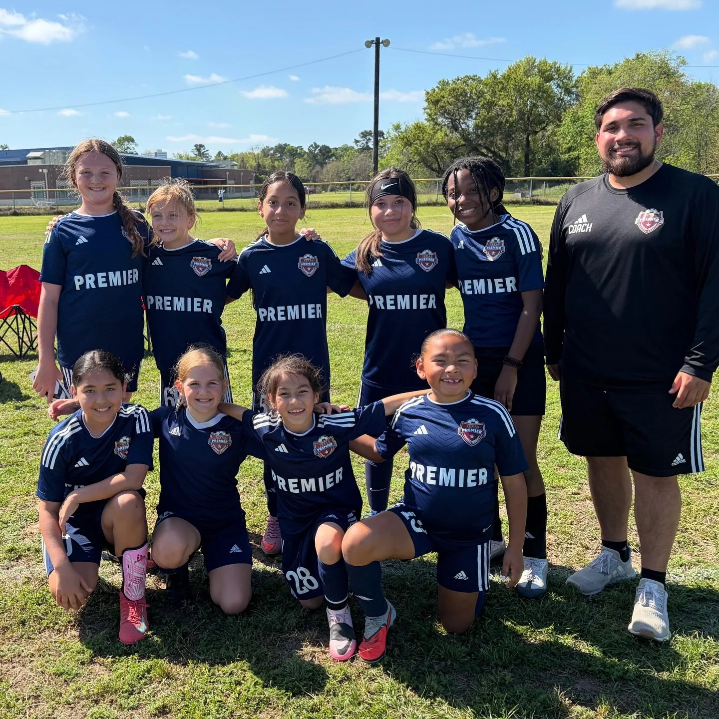 Friday smiles, game weekend vibes ⚽️ Love the energy, the teamwork, and the joy this group brings every time they step on the field! Let&rsquo;s keep it rolling this weekend 💙🔥 #TexasPremier #GameWeekend #SoccerLife #YouthDevelopment #PremierWay