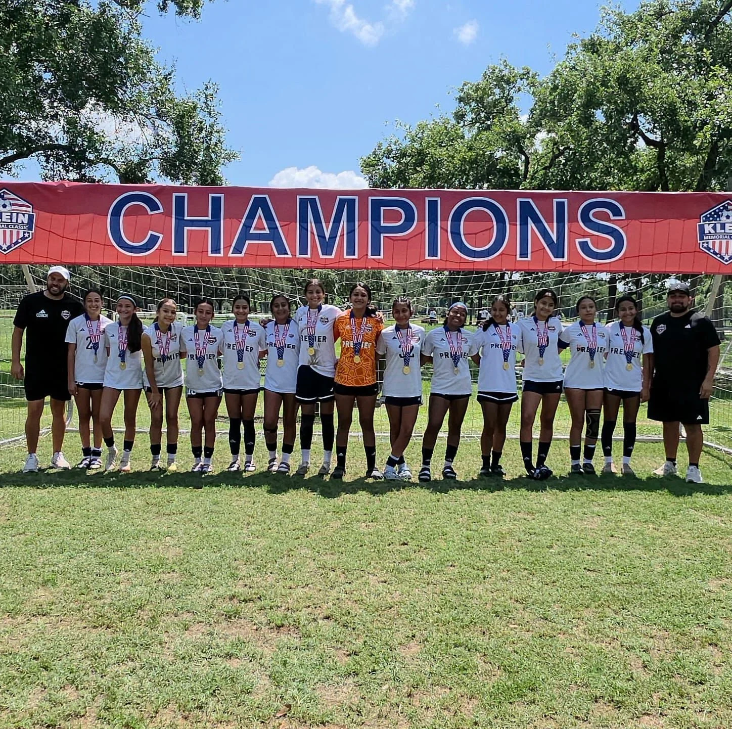 ANOTHER ONE! 🥳⚽️ 10G Navy grabs a championship this last tournament, dominance all weekend and bringing it home in a great intense matchup with a 2-1 win to bring it home in the last few minutes 🏆 well deserved, beyond proud! 👏 #girlsoccer #usyout