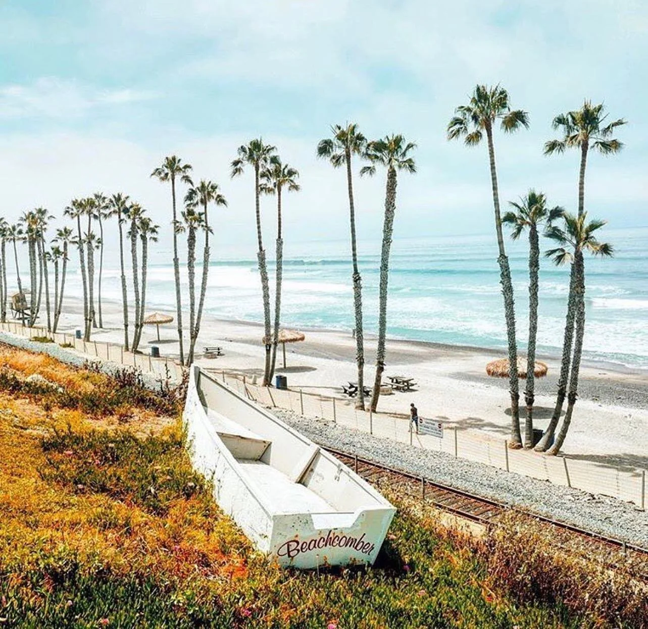 One unique aspect of San Clemente is that the city has a beachfront Amtrak rail stop, which is one of the few in Southern California. The @amtrak Pacific Surfliner route runs along the coast between San Diego and San Luis Obispo, offering travelers a