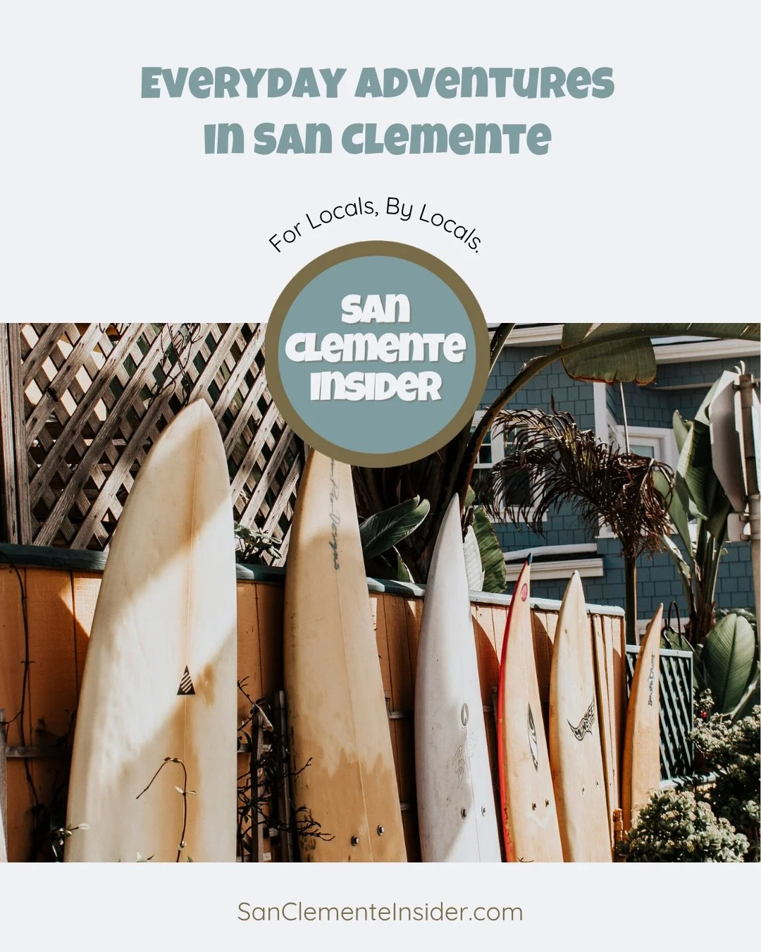 San Clemente Insider is live.

Hi, I&rsquo;m Meghan &mdash; I&rsquo;ll be sharing my favorite spots around town, local finds, and the places I keep coming back to.

If you live here, you&rsquo;ll recognize a lot of it. If you&rsquo;re new, it&rsquo;s