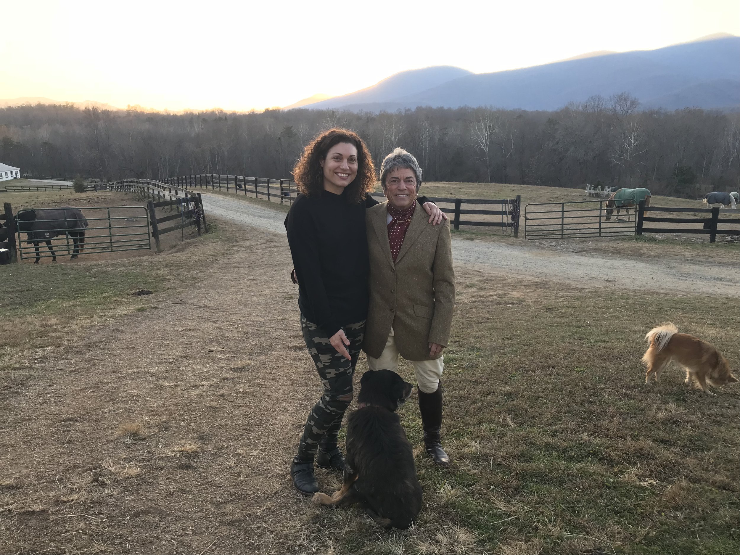 Lisa Marie with Rita Mae Brown