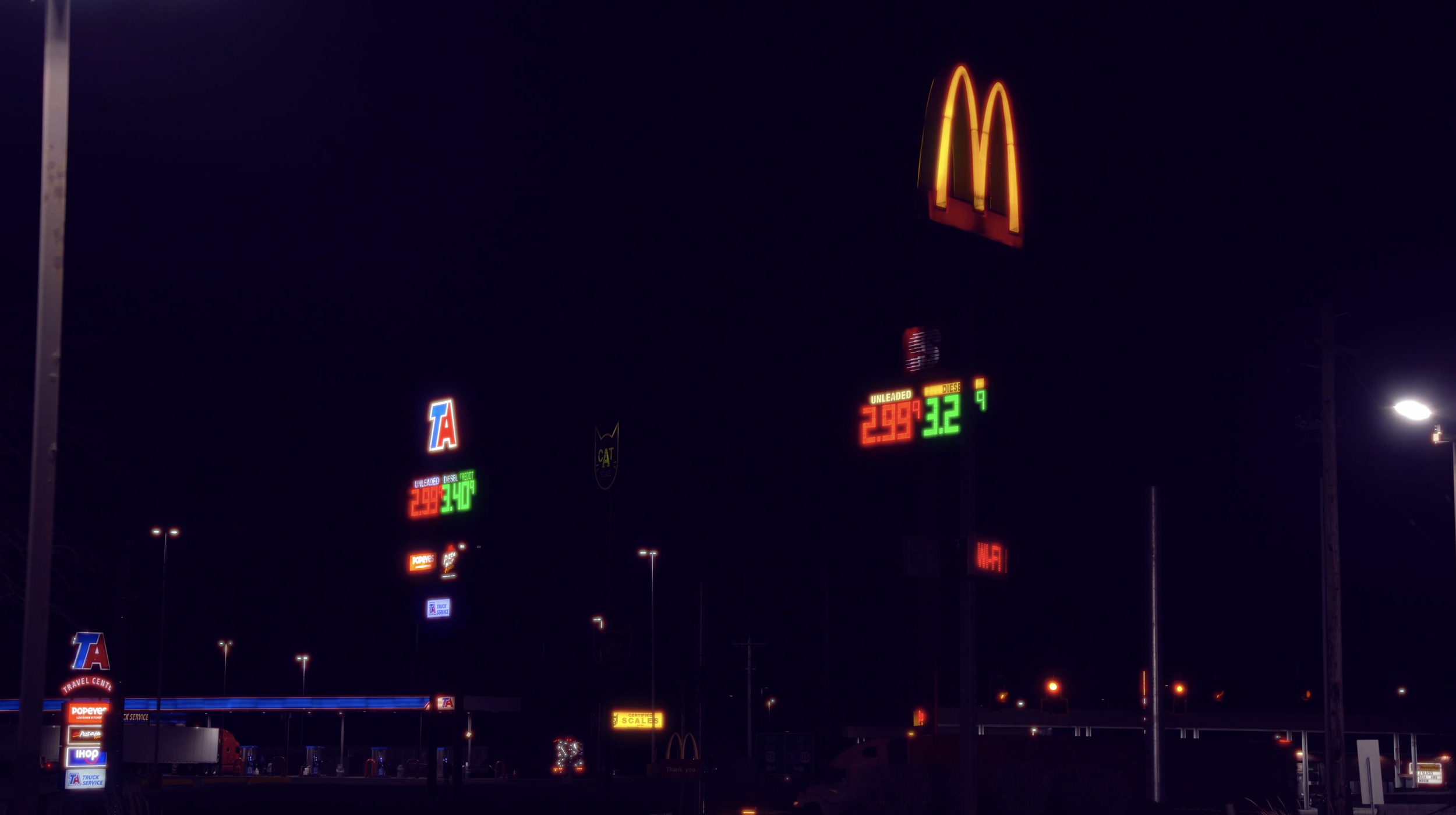 Night Drive in the Mid-West