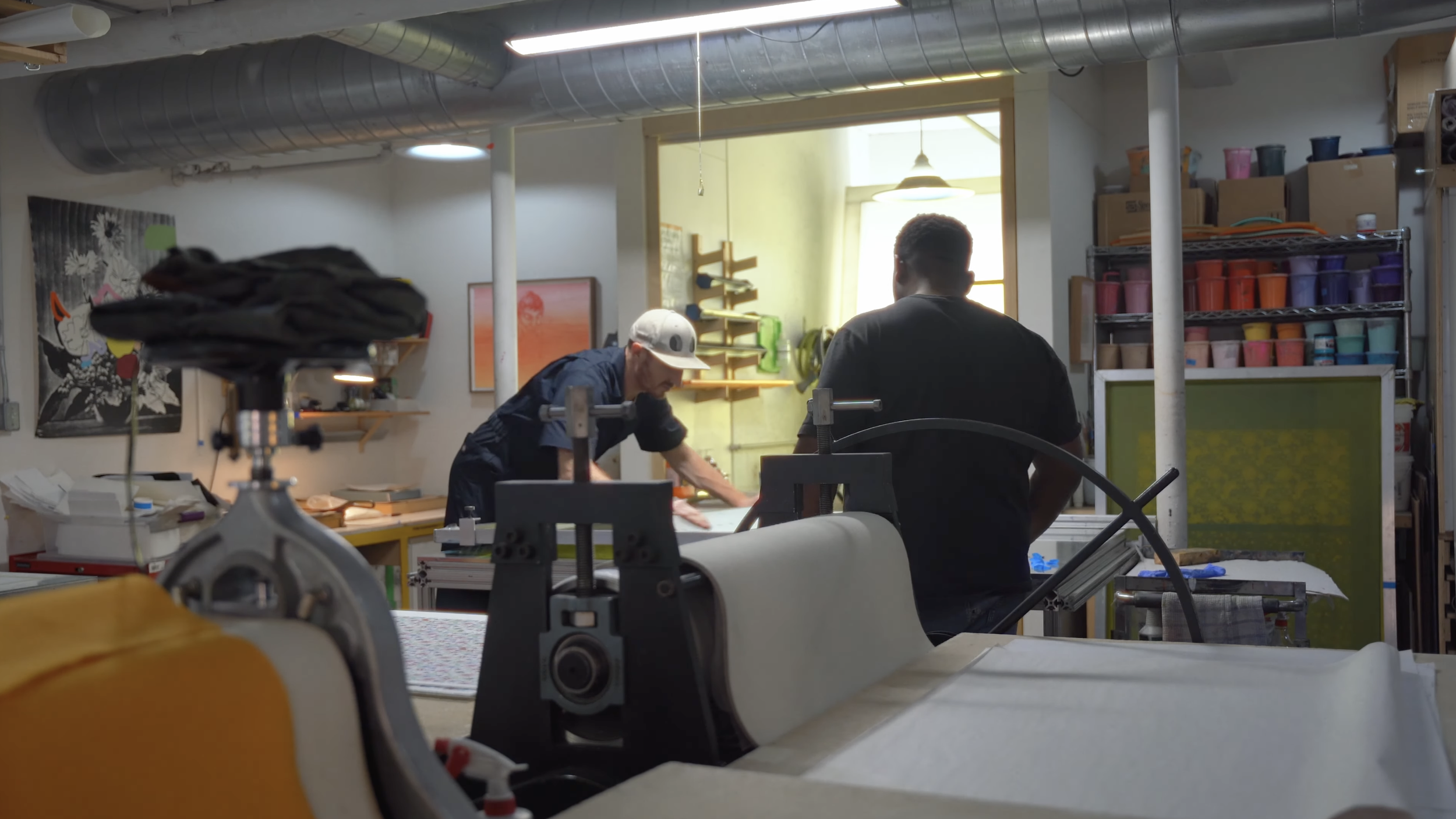 Art to Fabric: BTS of an Analog Studio