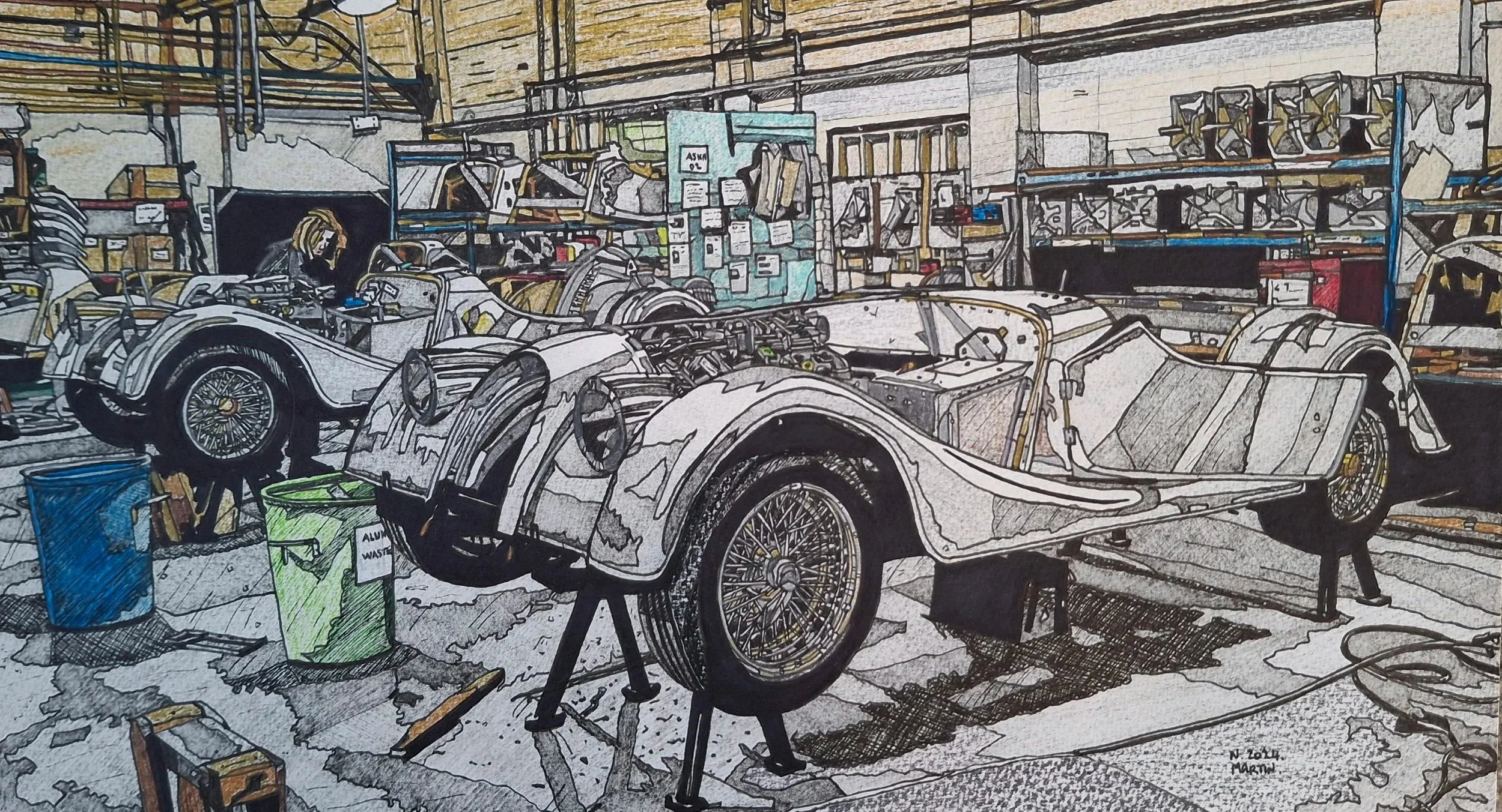 Morgan Motor Company Factory drawing