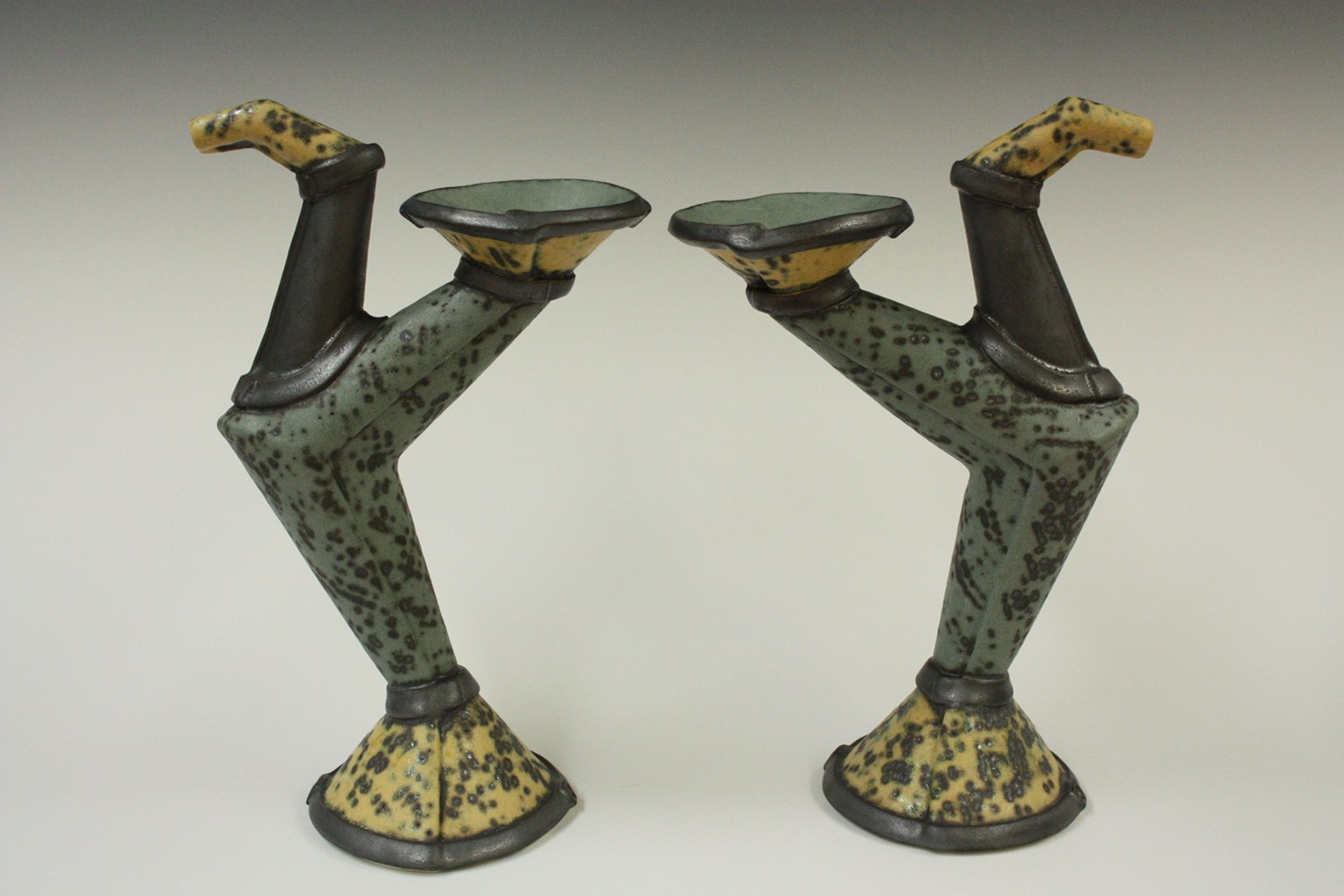 Paired Ewers
Handbuilt Porcelain