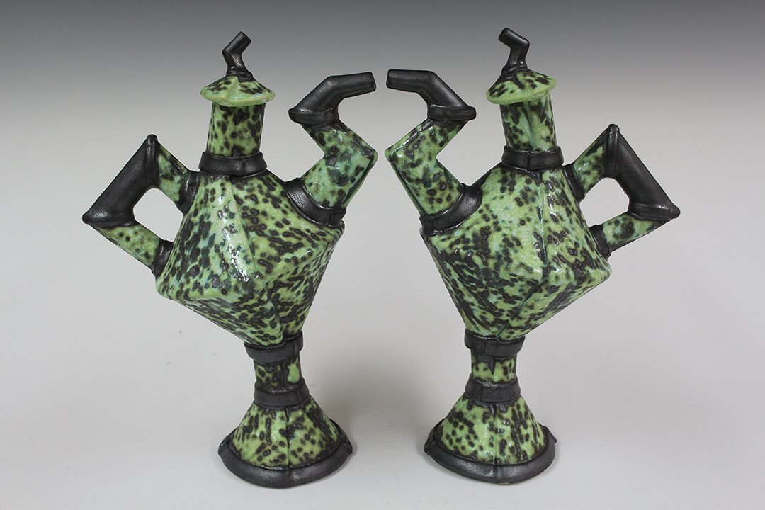 Two Teapots
Handbuilt Porcelain
