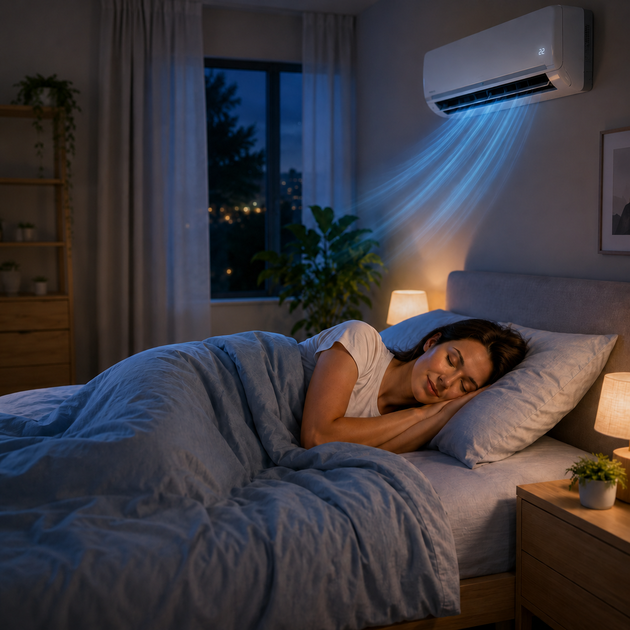 Modalità notte del climatizzatore: come usarla davvero e quando non serve