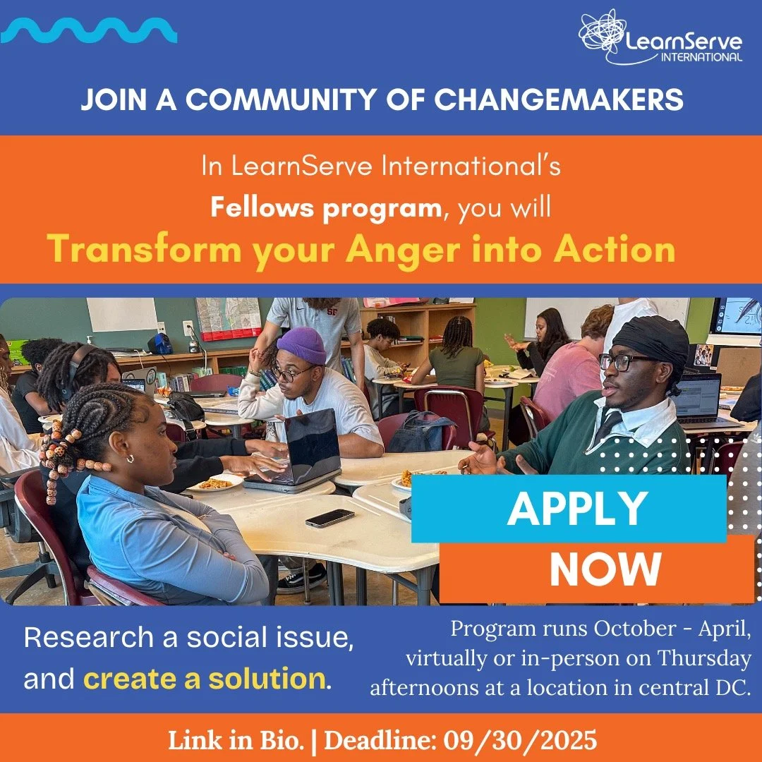 📢 Calling all high school students: What makes you mad?

In LearnServe International&rsquo;s Fellows Program, you&rsquo;ll channel that anger and passion into real change. You&rsquo;ll learn how to research, design, and pitch a social venture that m