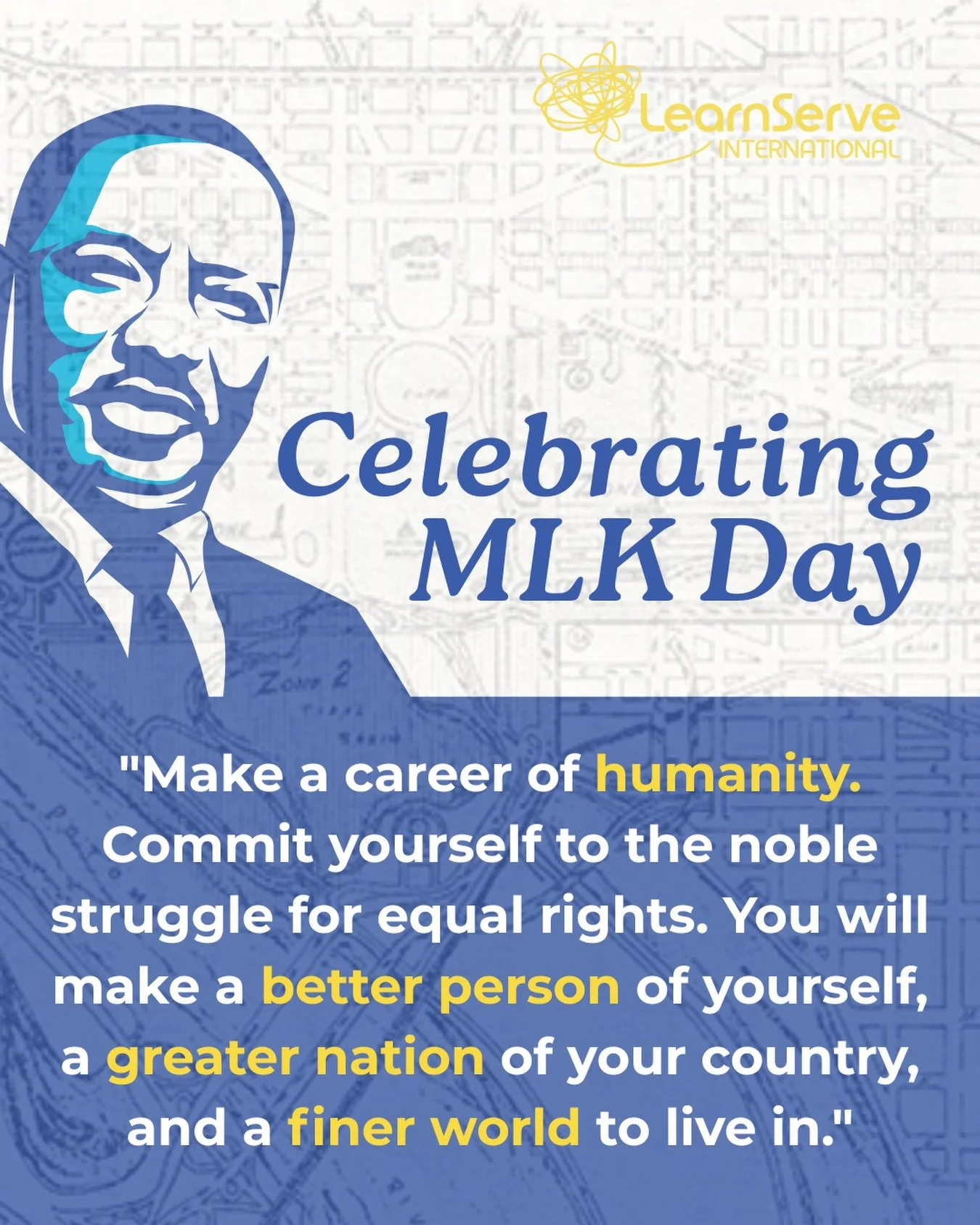 On MLK Day, we honor a legacy rooted in service and courage. Dr. King believed in the power of young people to shape a more just future. We celebrate that call to action not only today, but everyday at LearnServe.