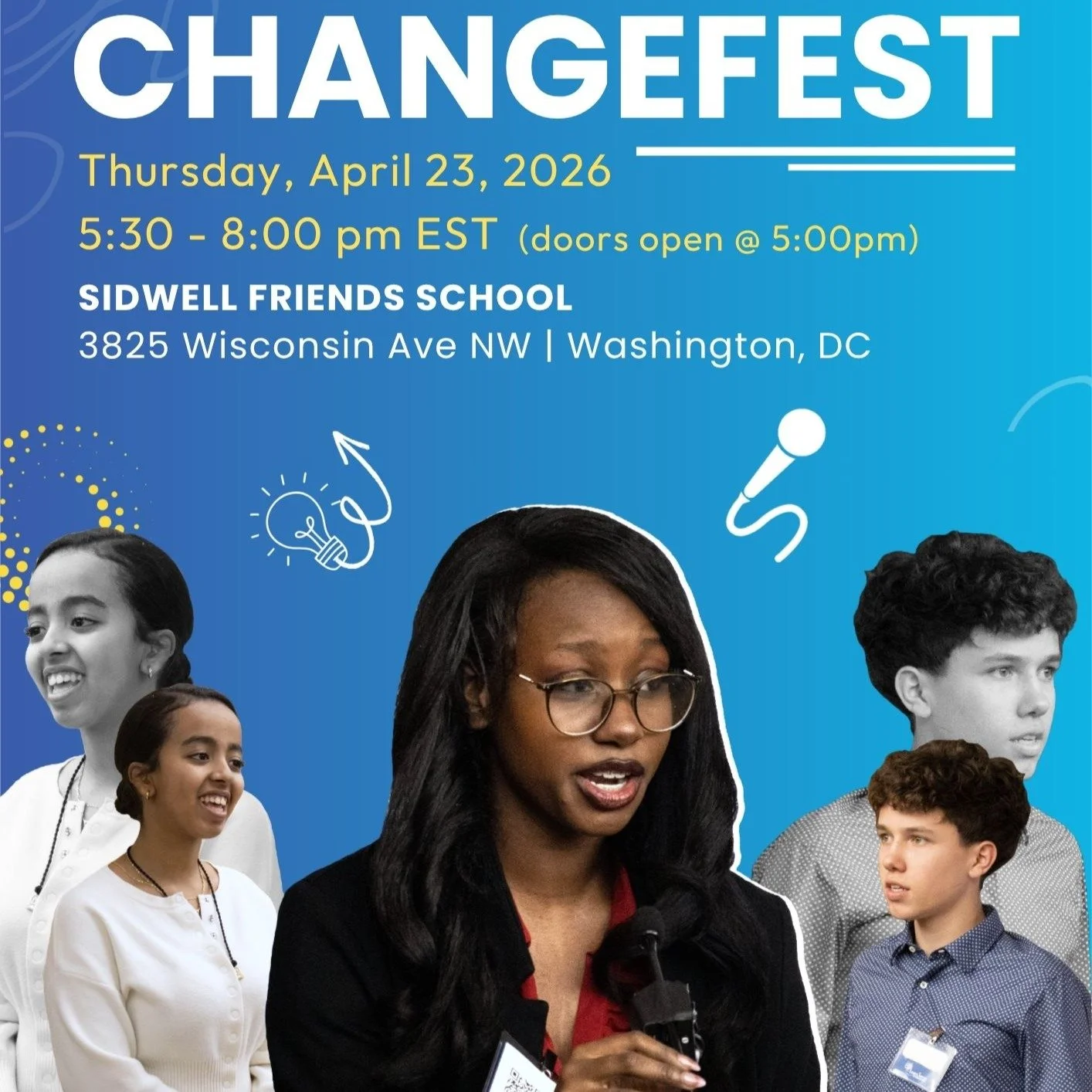 Hey Community! 

LearnServe has some exciting events coming up and we want YOU to join us! In addition to Day of Action (happening Saturday, May 16th), the LearnServe Fellows DC Change Fest 2026 event is just around the corner.

Change Fest serves as