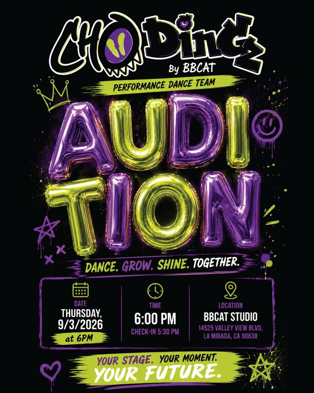 CHODINGZ Audition 2026-2027