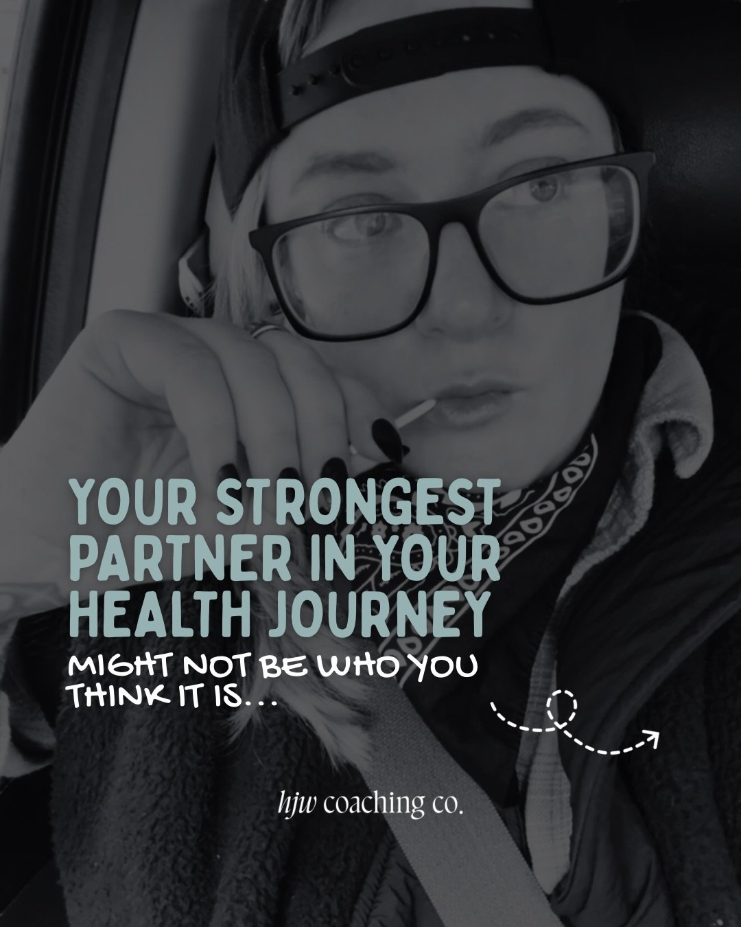 Your coach is not your primary partner in your health journey. ⁣
⁣
Neither is your spouse, or your friend&hellip;⁣
⁣
It&rsquo;s you. Different versions of you. ⁣
⁣
Your past self, your present self, your future self&hellip;⁣
⁣
Providing you with narr