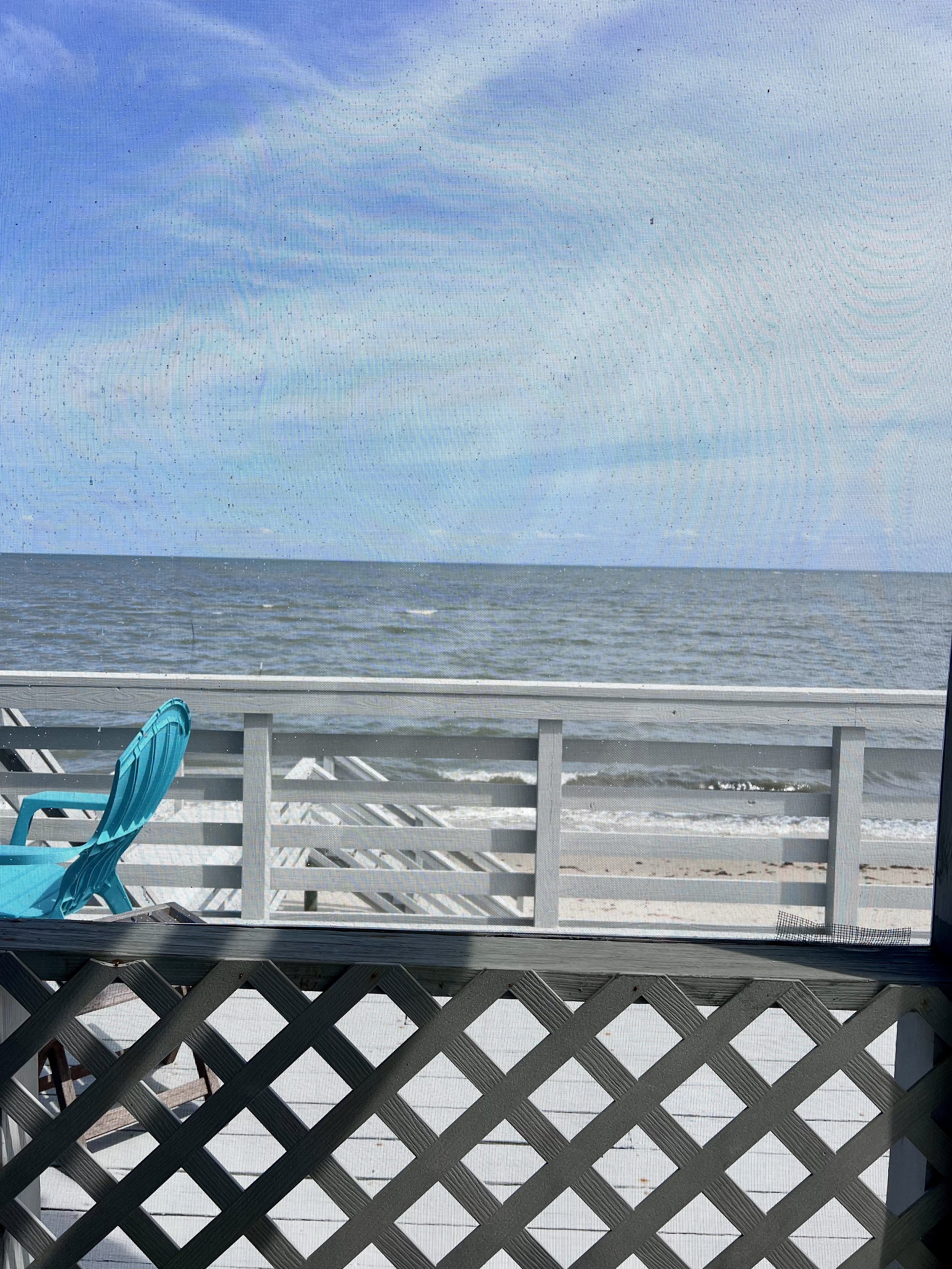 View from the screened in porch