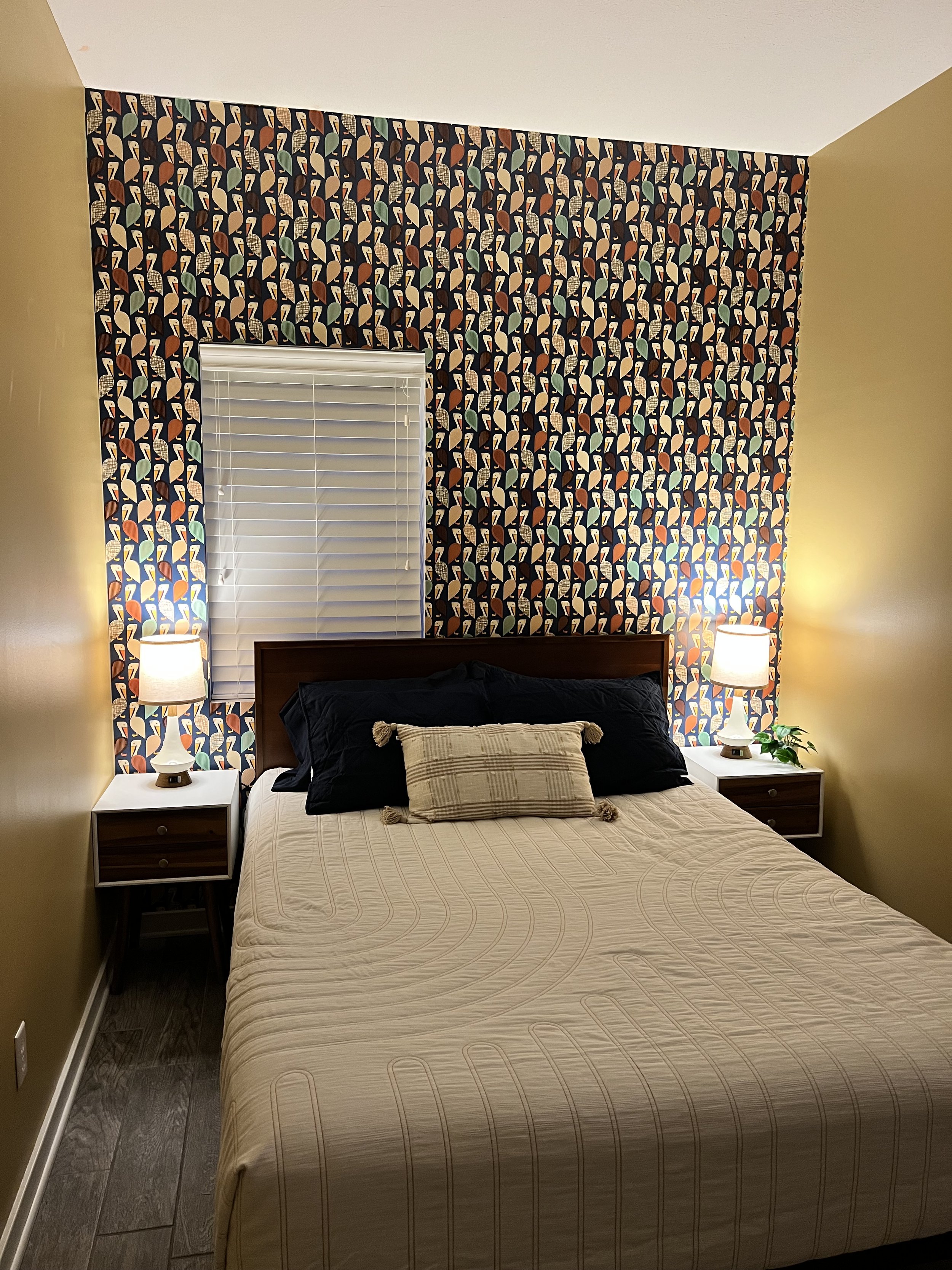 Main floor Queen Bedroom (The Pelican Room)
