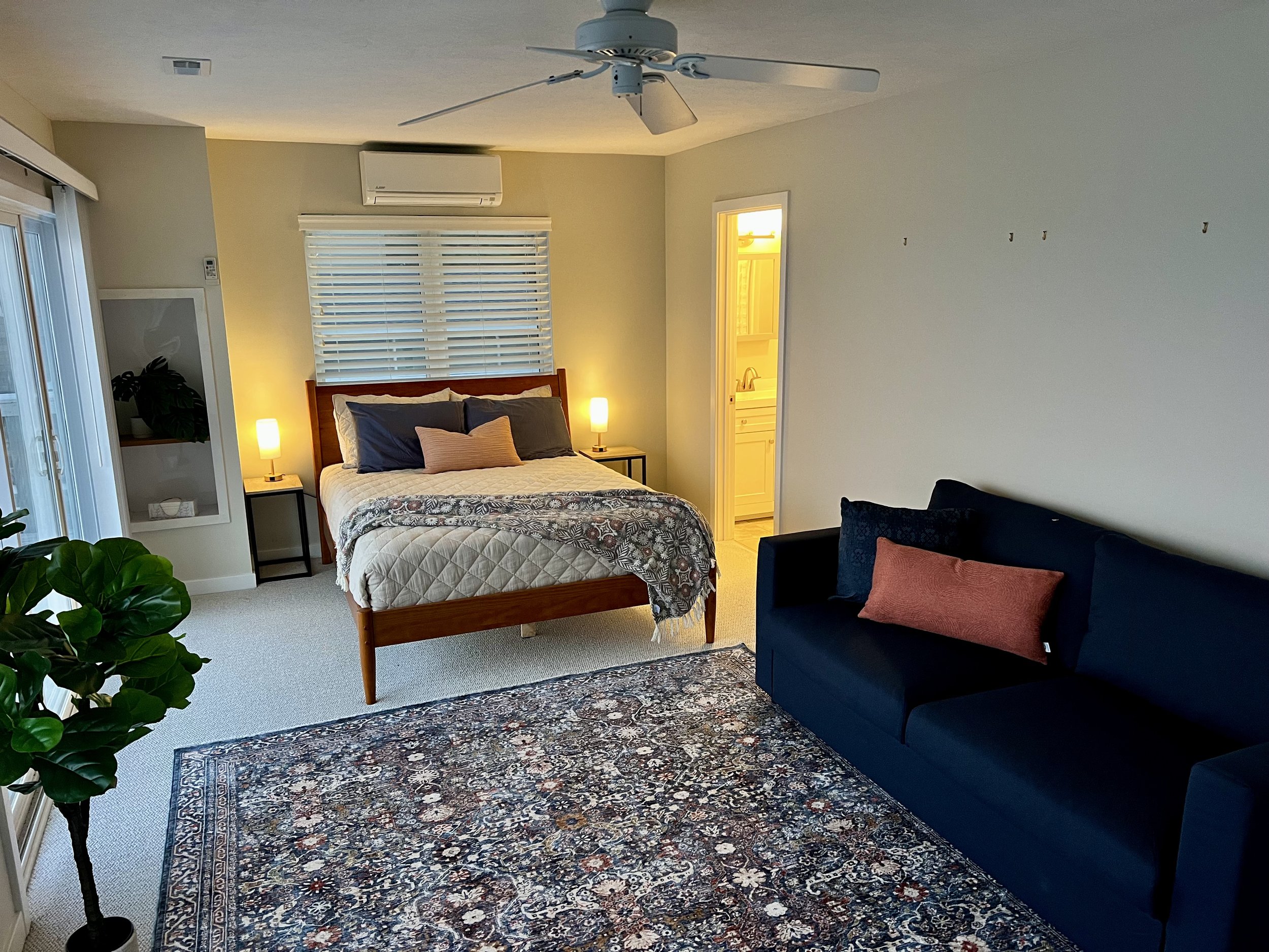 Master Bedroom, top floor, queen bed, full bath