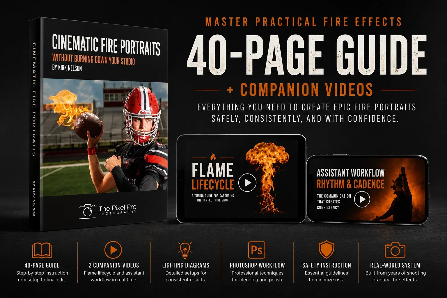 How I Create Dramatic Fire Portraits (Without Burning Down My Studio)
