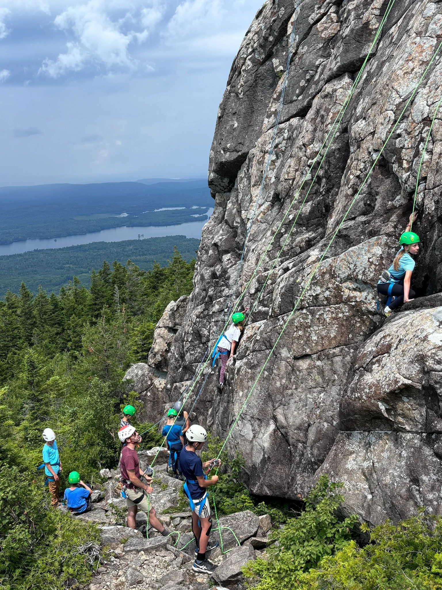 Middle School Explorers Rock Climbing Camp