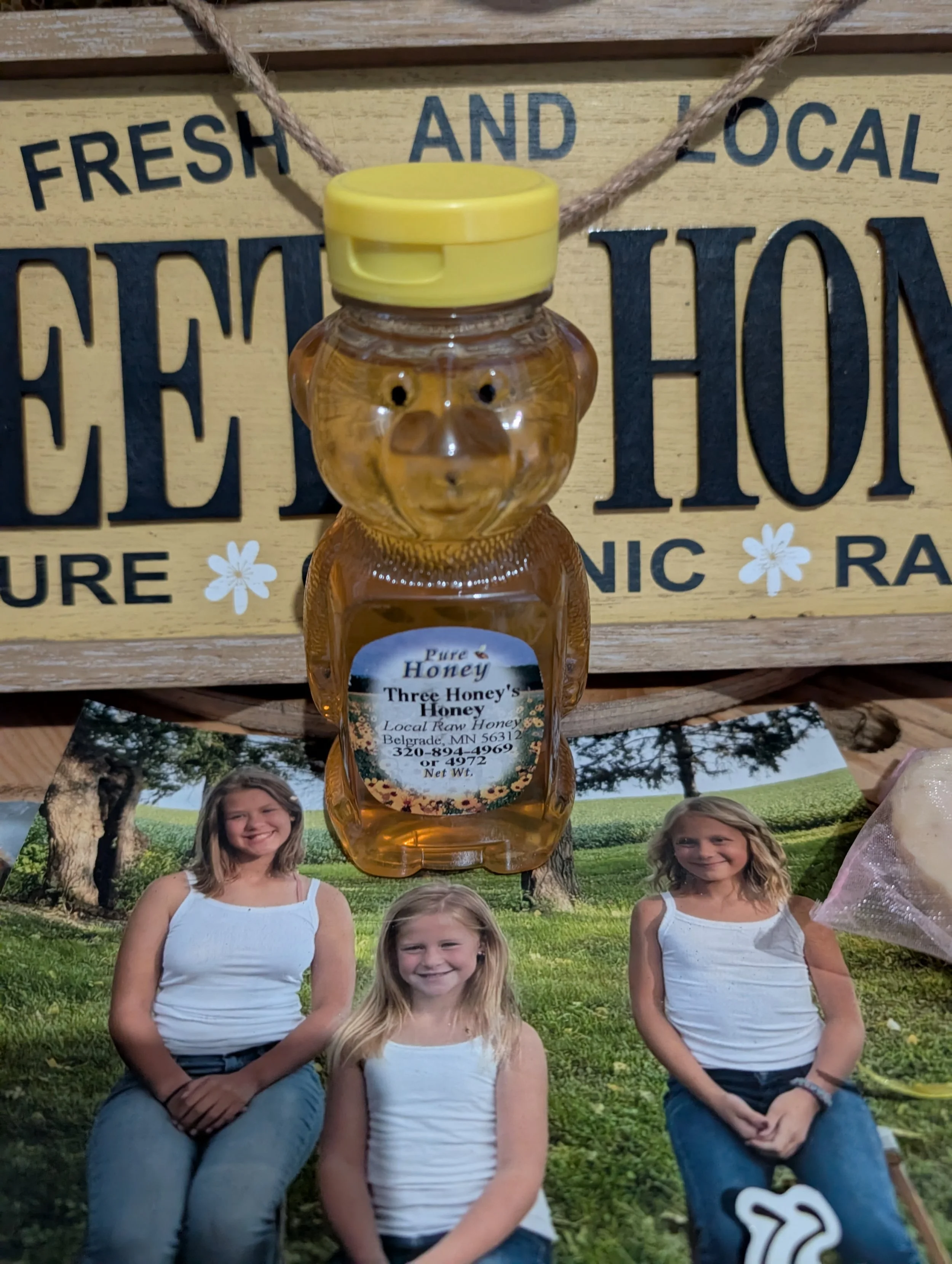 Local Raw Honey - Provided by Colfax Farms & Three Honey's Honey