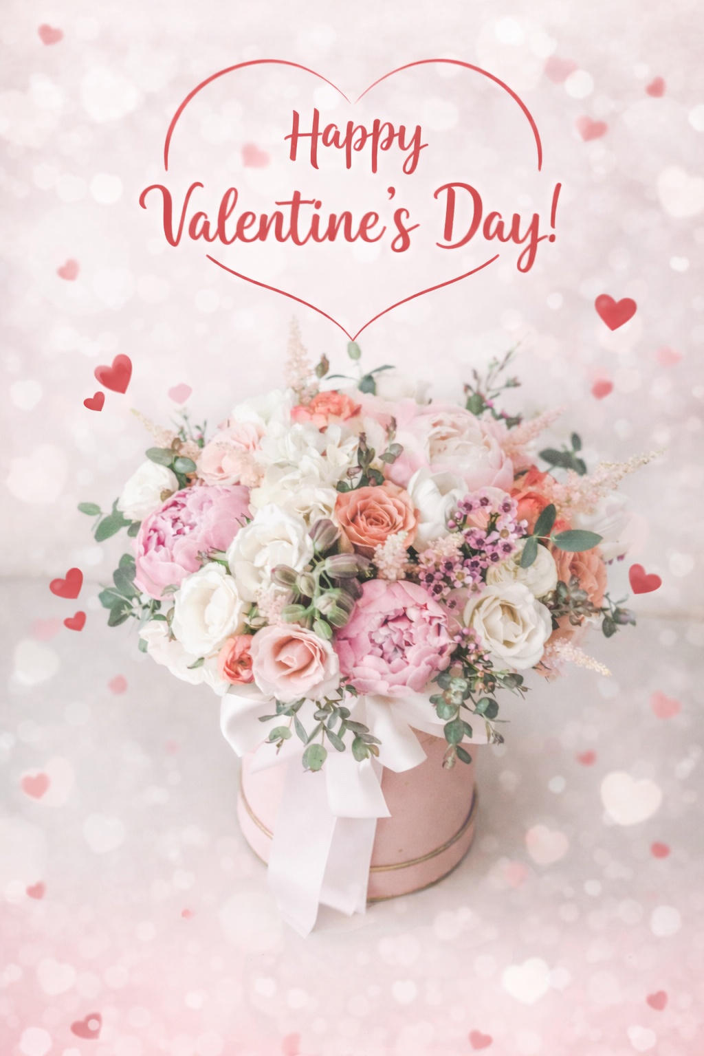 Valentine's Day Floral Box