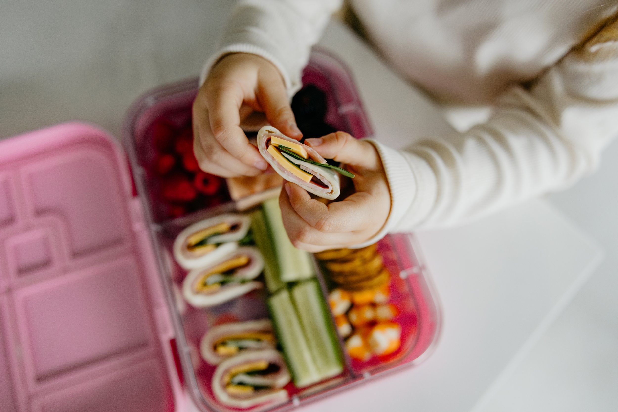 Boîte à lunch équilibrée pour enfant favorisant de saines habitudes alimentaires
