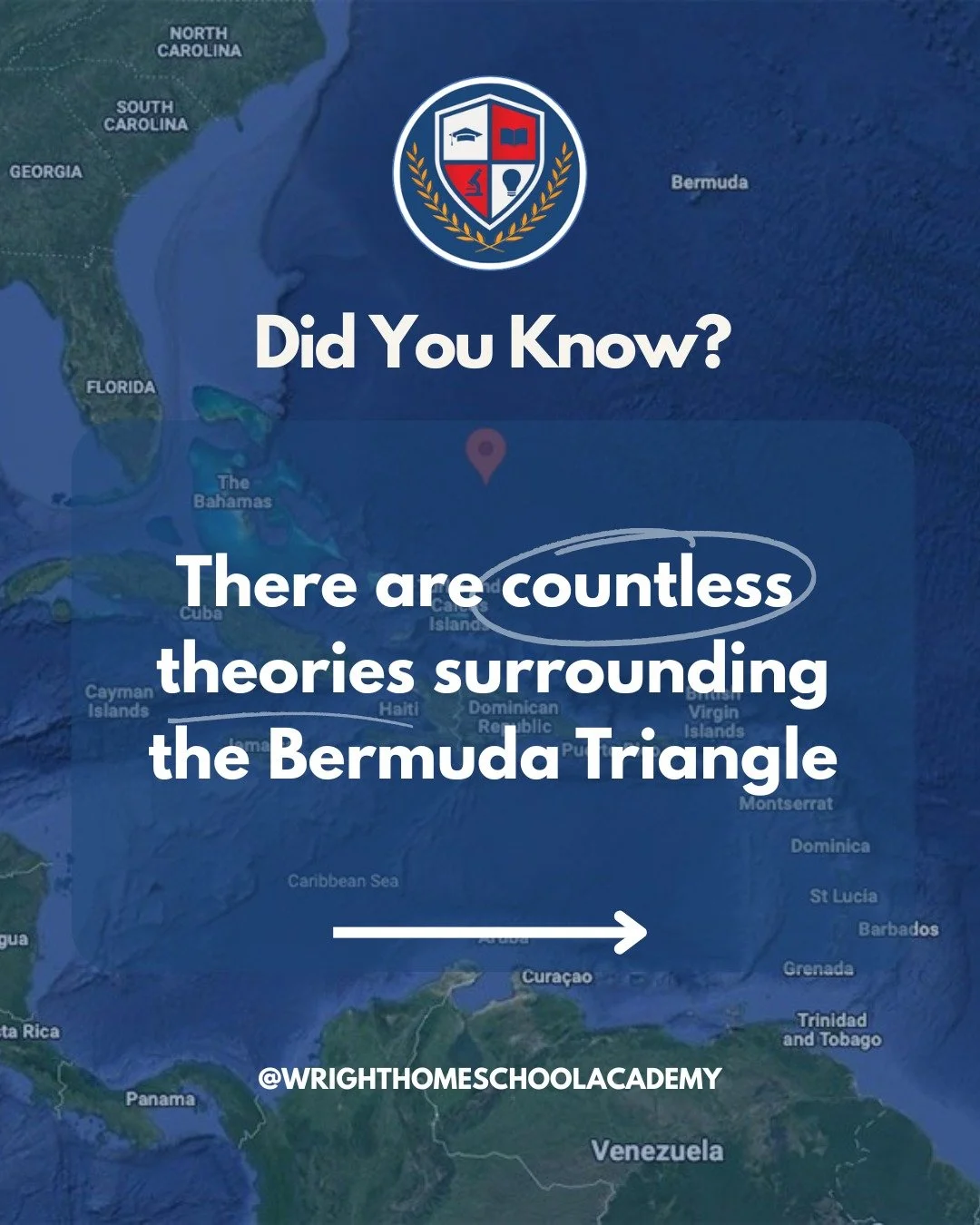 Did you know? 🤔

The Bermuda Triangle has puzzled sailors and pilots for decades&mdash;mysterious disappearances, strange compass readings, and theories ranging from rogue waves to extraterrestrials! 👽🛩️

Curious minds want to know&mdash;what&rsqu