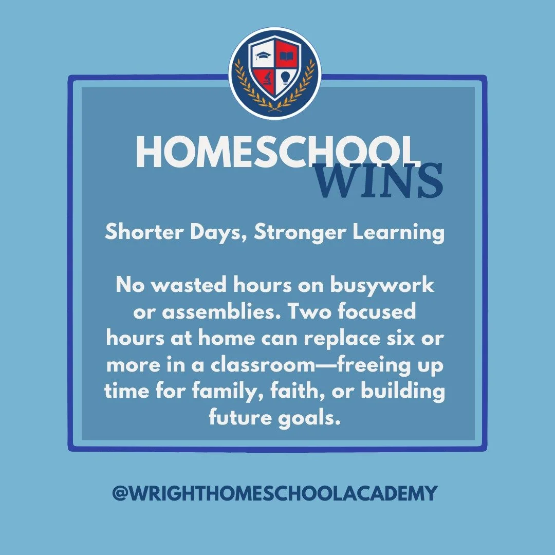 Why spend six hours on busywork when two focused hours at home get the job done? Homeschooling means less wasted time and more freedom for family, values, and real-world learning. 💡📚

#HomeschoolLife #HomeschoolingWorks #HomeschoolFreedom #Homescho