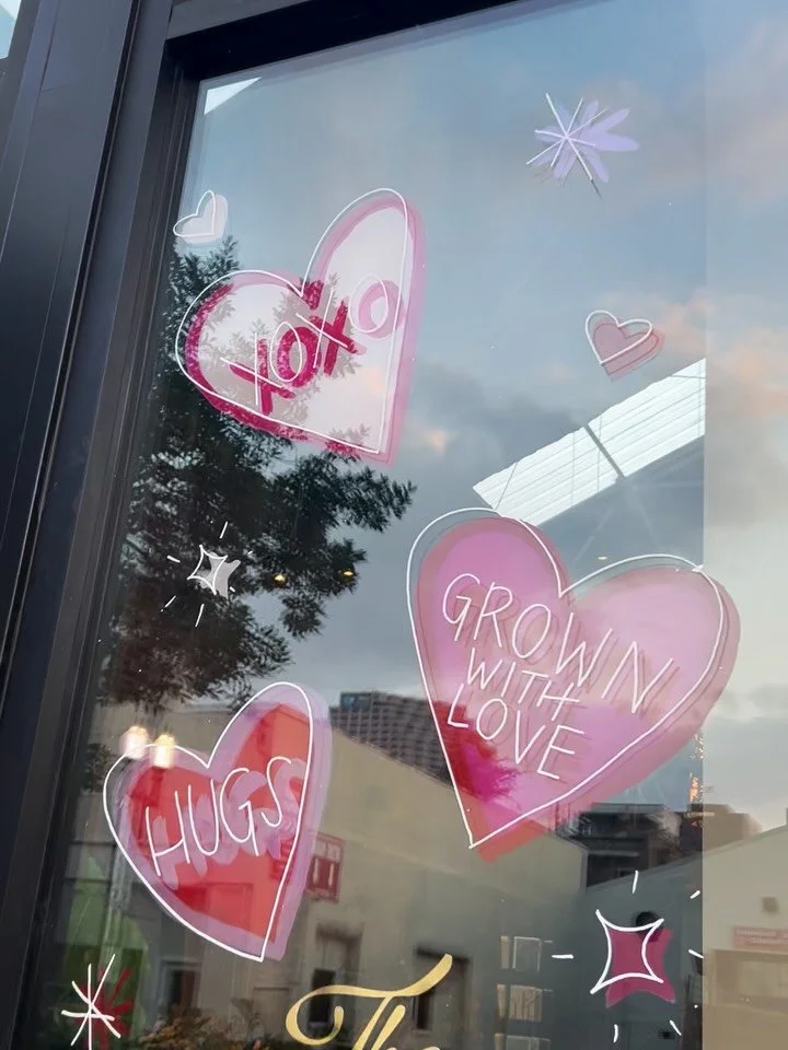 &hearts;️💕LOVE @thesecretspotflowers latest window update! Make sure to give them a call to get your Valentine&rsquo;s order in early this year! xoxo