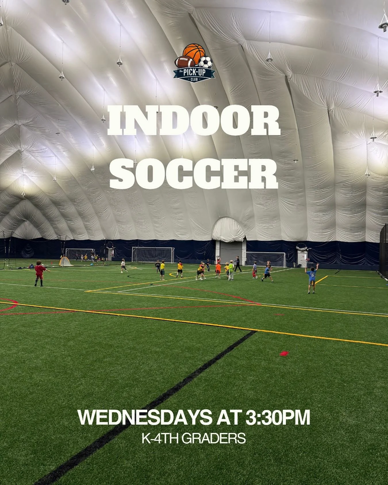 See you on the field, soccer lovers ⚽️ 

Join us every Wednesday afternoon for indoor games through Christmas - open to all K-4th graders. Boys and girls welcome; we&rsquo;ll separate by age so everyone can play, learn, and have fun!
