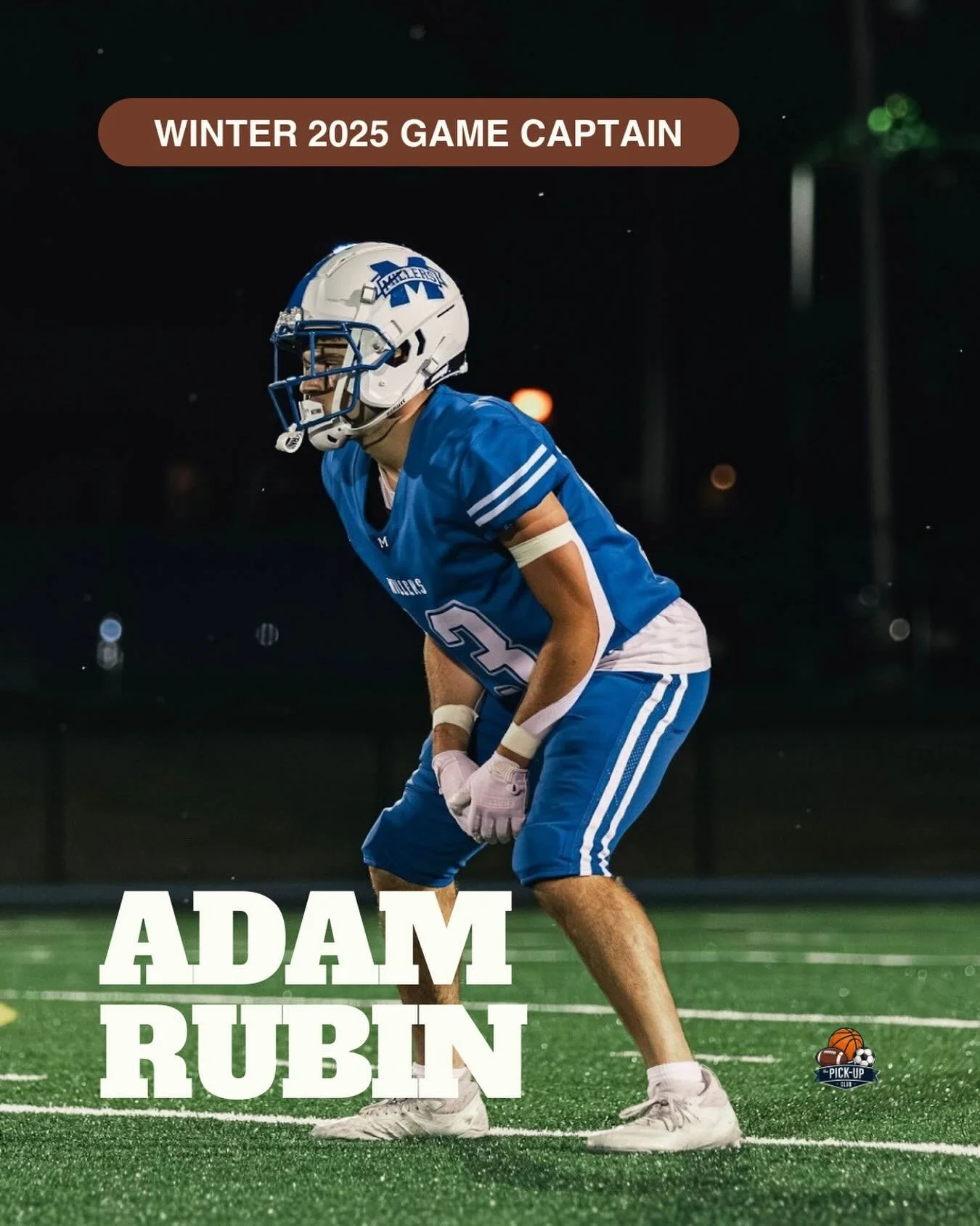 Meet Game Captain, Adam Rubin!

Hi my name is Adam Rubin and I am a linebacker on the Millburn High School football team. I have coached children of many ages in sports like football, basketball and baseball. I have also specialized in working with k