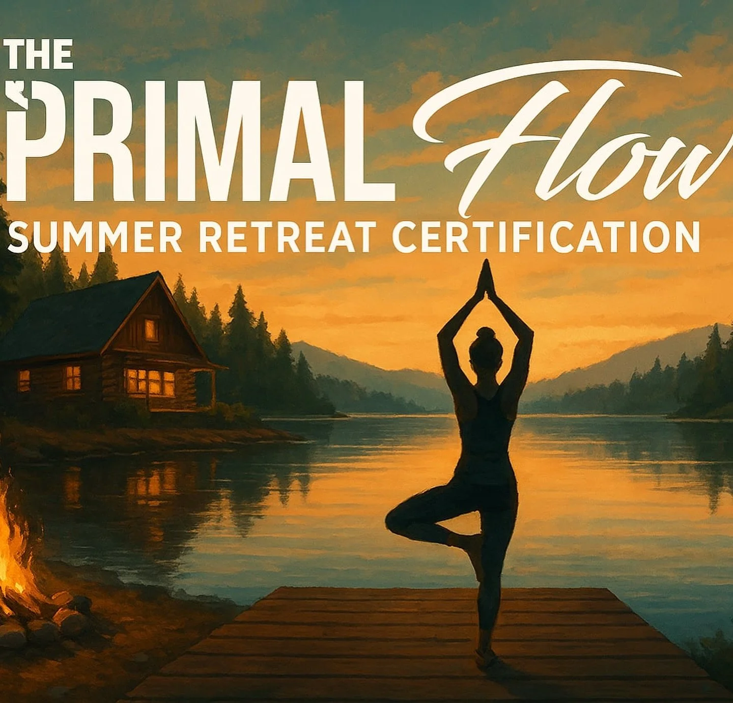 🌲4 spots left to join us in the stunning natural beauty of Iron River, Wisconsin, for a one-of-a-kind outdoor certification experience designed for adventure-lovers and movement enthusiasts alike. Whether you&rsquo;re becoming a certified Primal Flo