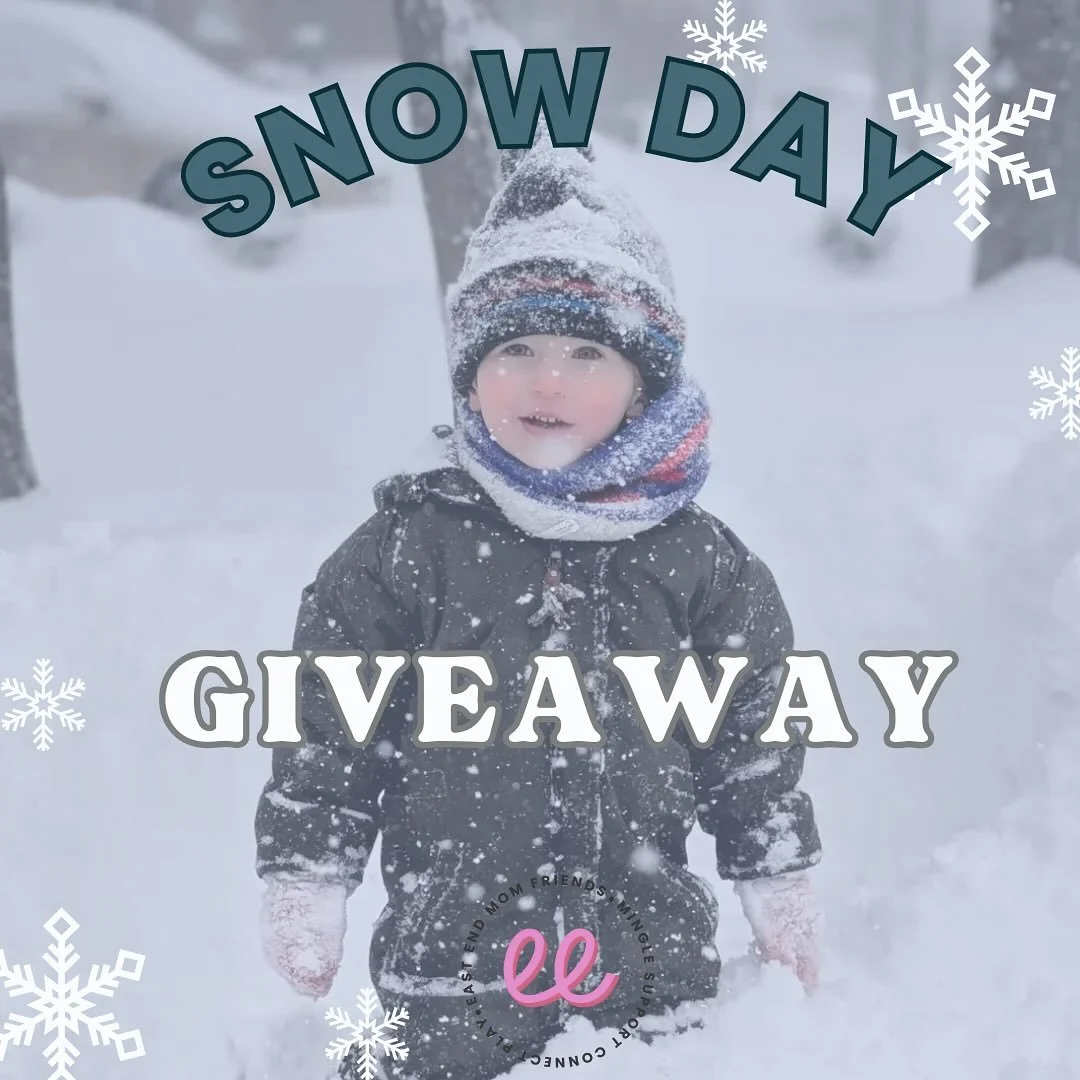 ❄️ SNOW DAY GIVEAWAY ❄️

Snow pants on, rosy cheeks out &mdash; we want to see how your crew is soaking up this snow day!

📸 How to enter:
1️⃣ Post your snow day activity (sledding, snow angels, cozy walks &mdash; all count!)
2️⃣ Tag @EastEndMomFrie