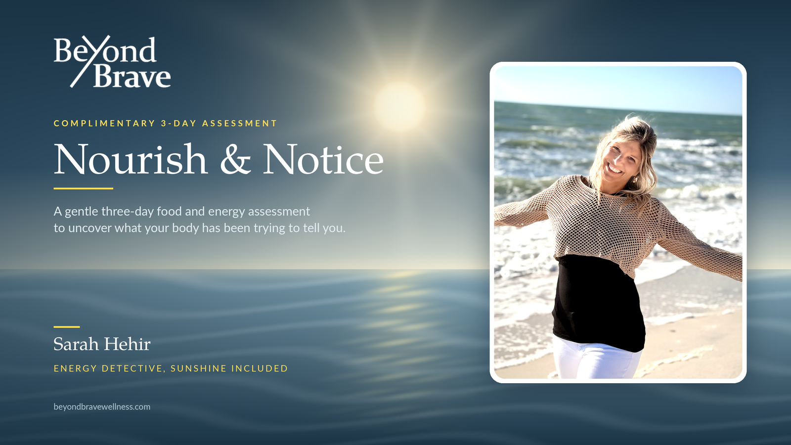 Snag my free 3 day Nourish and Notice Food Assessment Guide