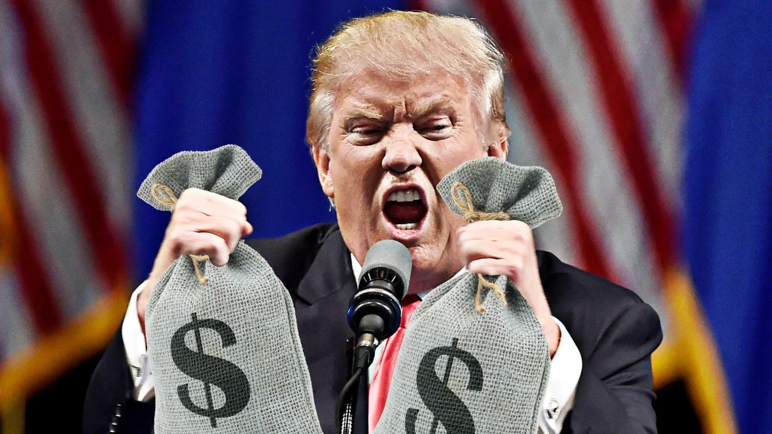 Trump raids the treasury. Coronavirus aid destined to line Trump's coffers